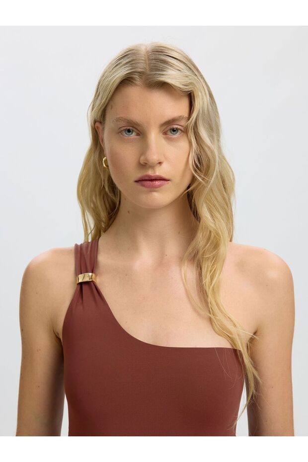 Badeanzug One-Shoulder - 6