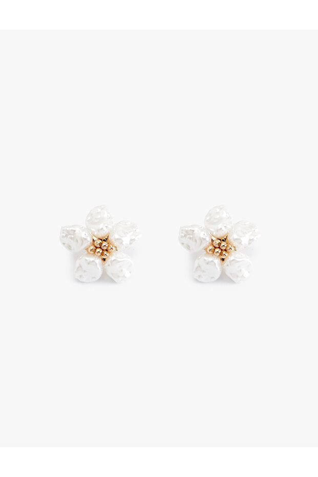 Beaded Flower Earrings
