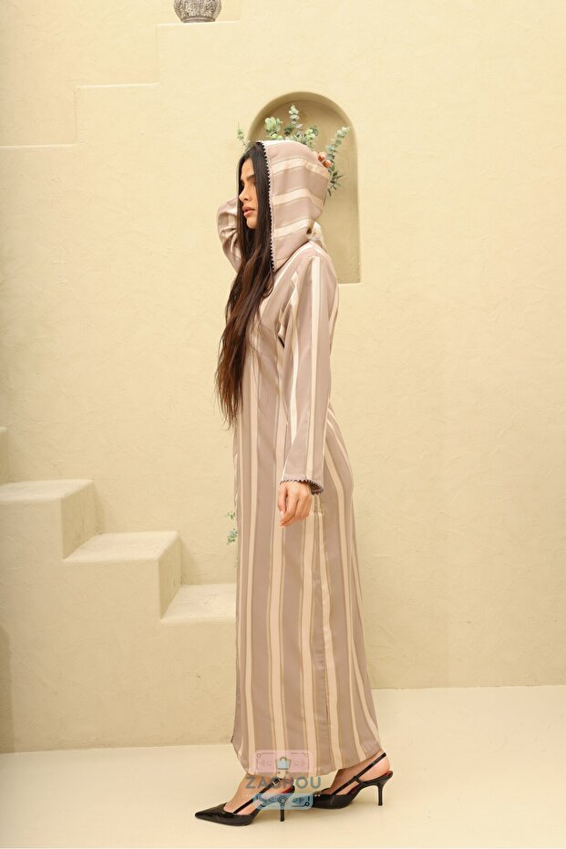 NERMIN TWO-PIECE JELLABA - 3