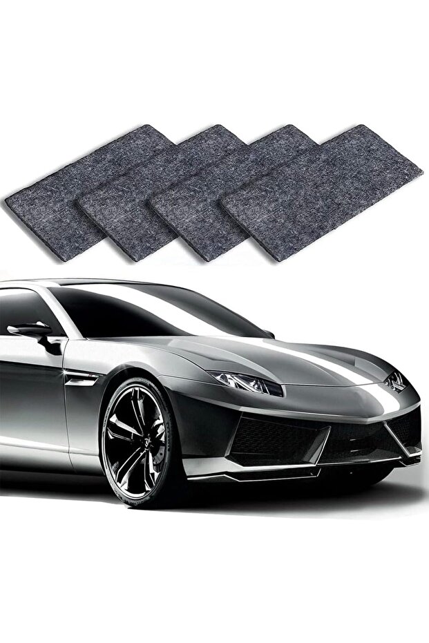 4-Piece Nanotechnology Car Scratch Remover Cloth,Multipurpose