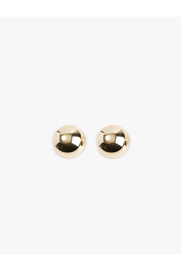 Steel Hemisphere Earrings