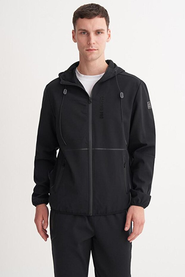 53970 Men's Hooded Collar Sweatshirt Cardigan