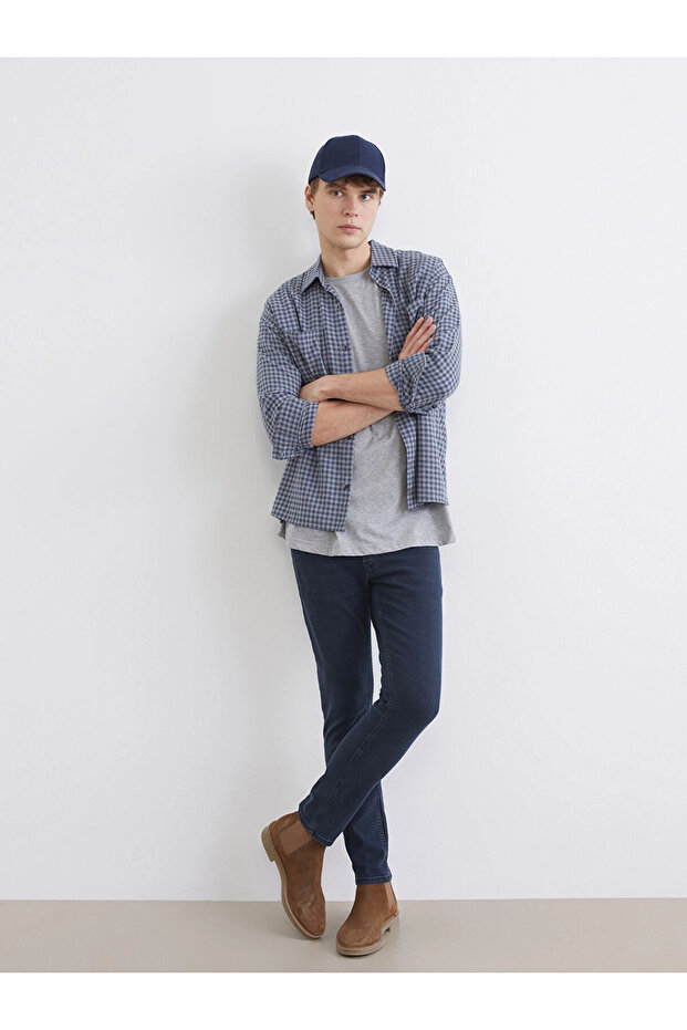 Lcw Jeans Indigo 750 Slim Fit Men's Jean Pants