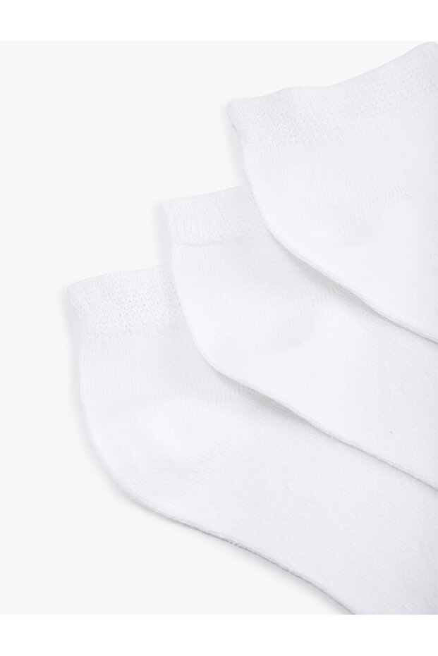 Basic 3-Piece Booties Socks Set - 3