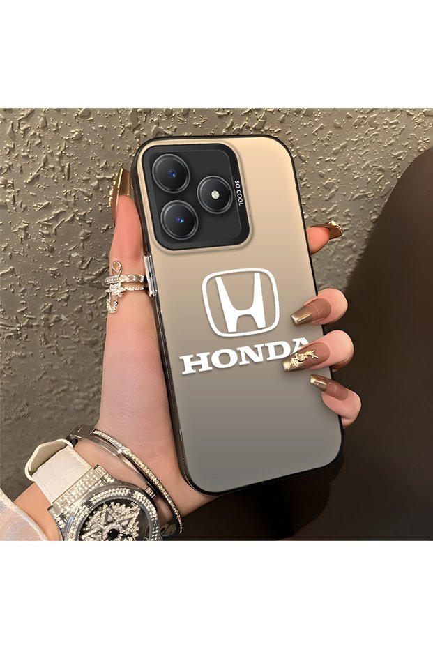 حافظة هاتف Realme Note 60 متوافقة مع الحواف السيليكونية الصلبة والمضادة للسقوط بنمط هوندا