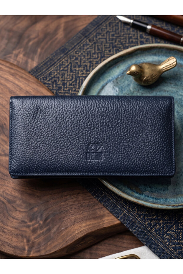 Louvre Magnetic Genuine Leather Wallet with Phone Compartment and Hand Grip, Phone Holder, Father's Day Gift