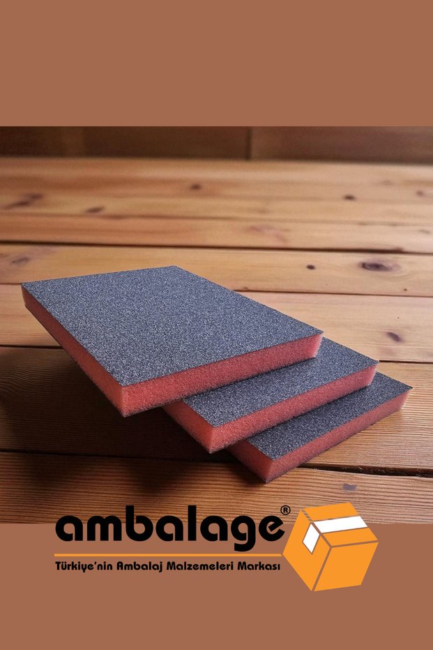 Double Sided Sponge Sandpaper Super Soft 180 Grit for Wood, Furniture, Ceramics, Headlights and Hobbies (1 Piece)
