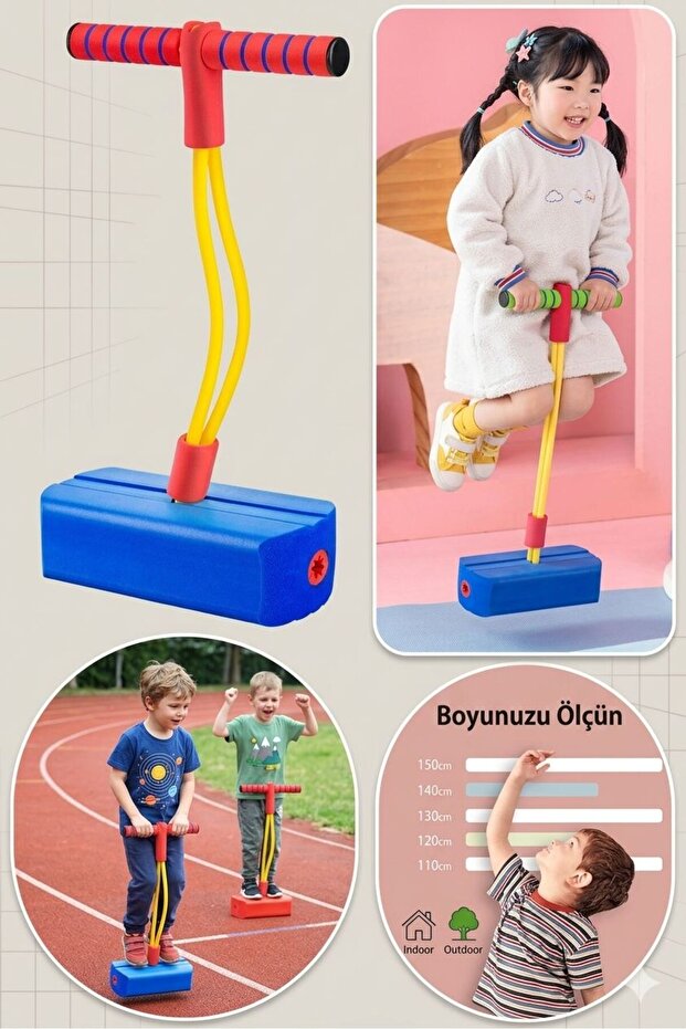 ORVİCA Çocuklar Için Atlama Zıplama Oyuncağı Boy Uzatıcı Eğitici Fiziksel Ve Zihinsel Geliştirici Spor Oyun