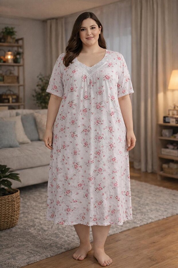 Plus size nightgown - 1