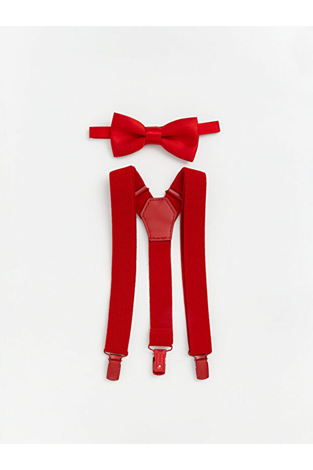 Sparkling Choices Boys' Bow Tie and Trouser Strap by Shining Store