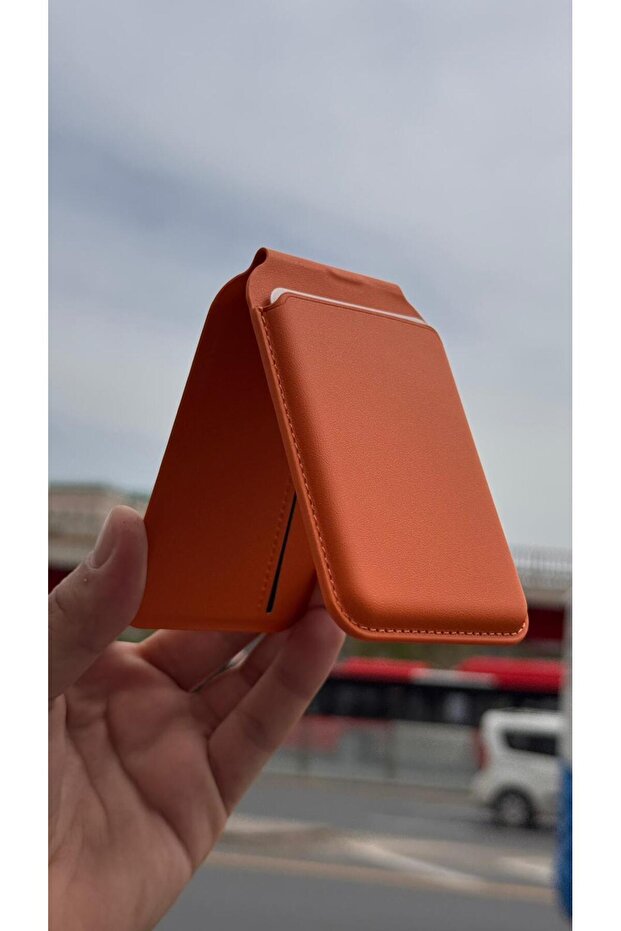 Premium Card Holder Wallet with Magsafe Magnetic Stand, Compatible with Magsafe-Enabled Cases and Devices