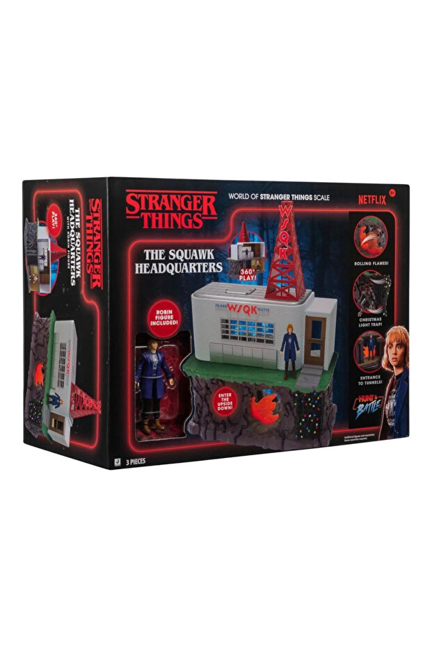Licensed Stranger Things the Squawk Headquarters with Robin Figure - 2
