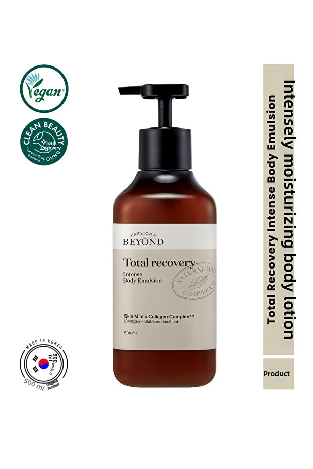 Total Recovery Intense Body Emulsion Intense Moisturizing Body Lotion with Apple & Flower Scent 500 ml