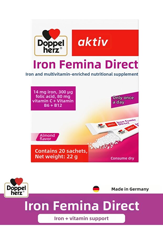 Aktiv Iron Femin Direct 20 Saşe