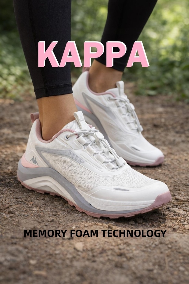 Memory Foam Very Comfortable, Smart Lace-Up Women's Sneakers, Ciristi, Non-Slip Sole