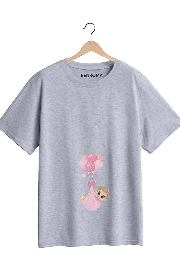 PRINTED PREGNANT TSHIRT