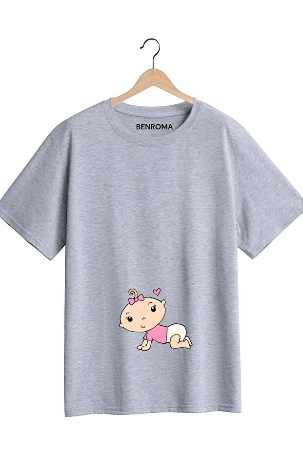 PRINTED PREGNANT TSHIRT
