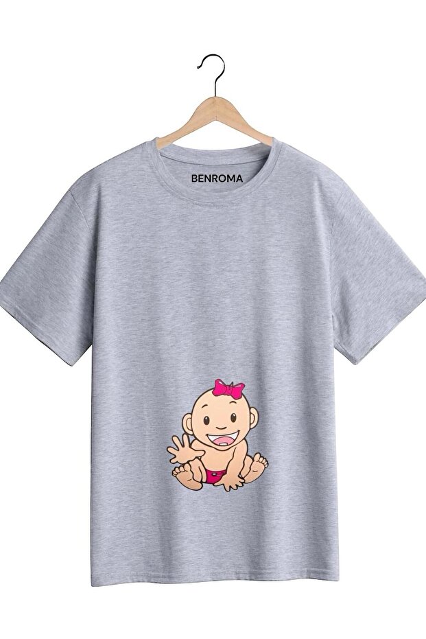PRINTED PREGNANT TSHIRT