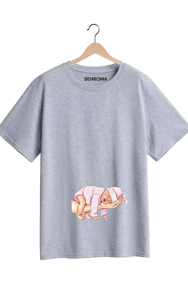 PRINTED PREGNANT TSHIRT