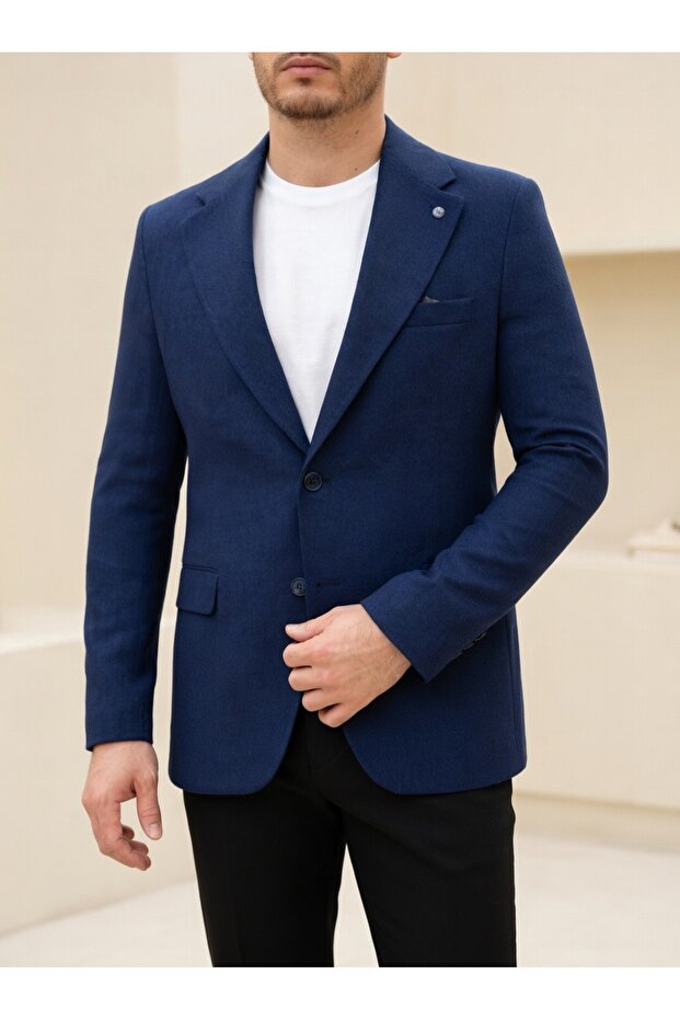 Blazer Jacket Often Appearance Slim Lining Slımfıt