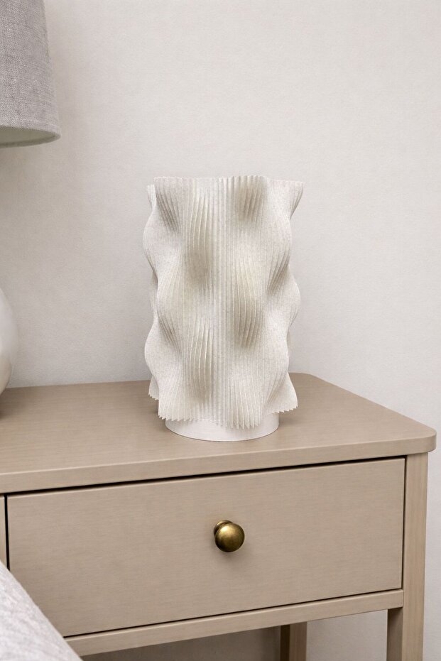 WAVY LAMP عاكس الضوء الزخرفي الفاخر - مصباح ليلي بتصميم عصري، إضاءة محيطية