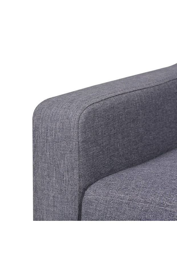Fotoliu, gri, material textil - 5