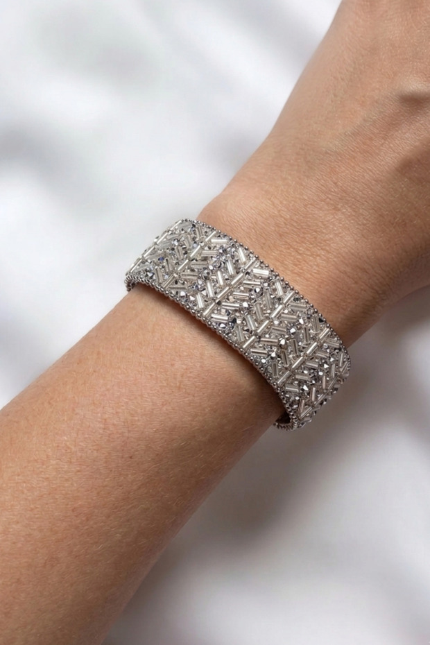 Full Crystal Rhinestone Chest Bracelet