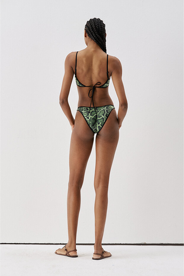 Ss6056 Snake Pattern Bikini Set - 6