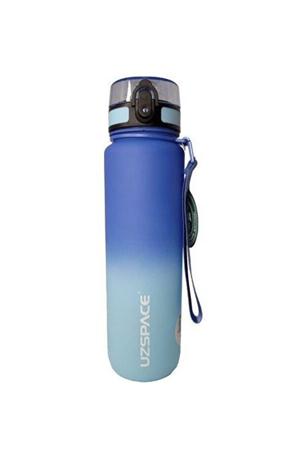 Uzspace Tritan Water Bottle 1000ml 3038 Dark Blue Light Blue