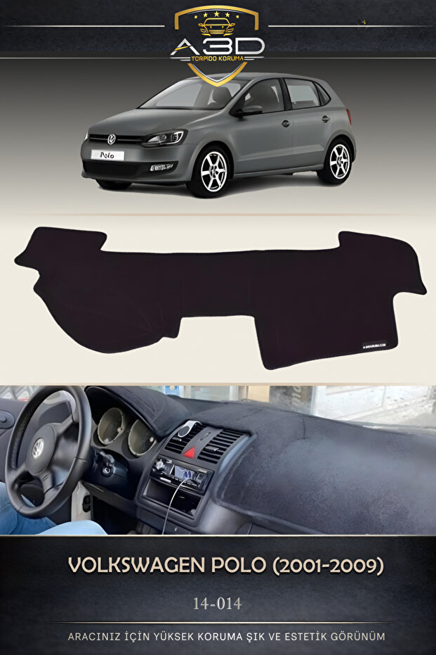 Volkswagen Polo (2001-2009) Front Dashboard Protection Protective Cover Mat Cover Chest Panel