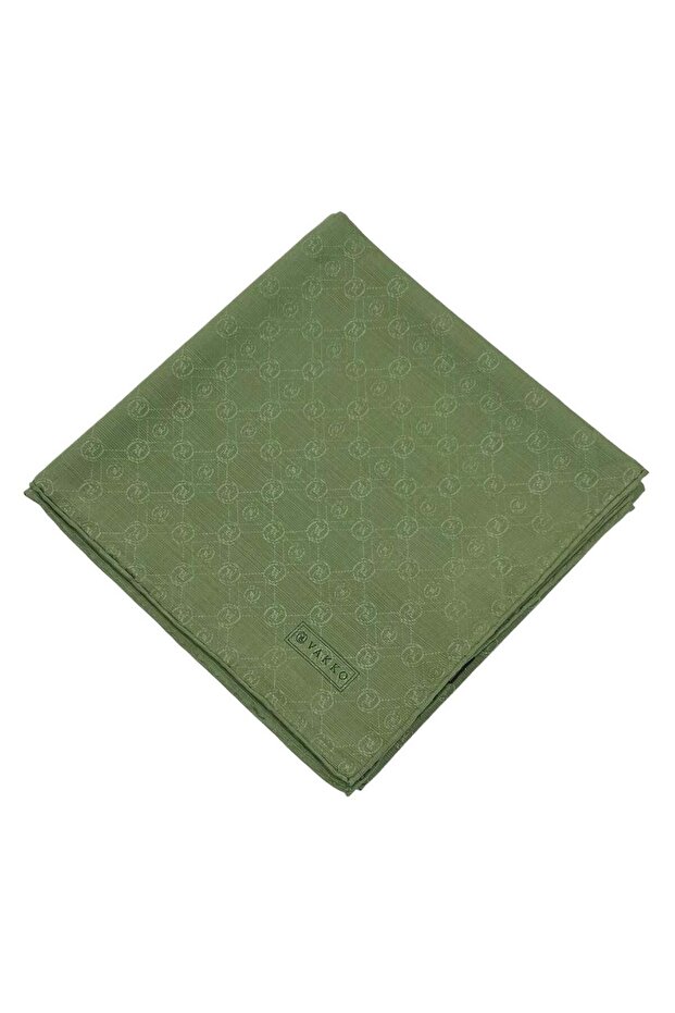 Cotton Silk Scarf - New Hologram - Linen Green