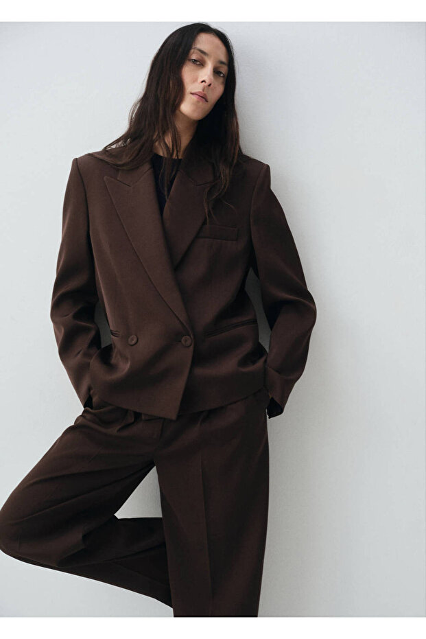 Double-breasted blazer jacket
