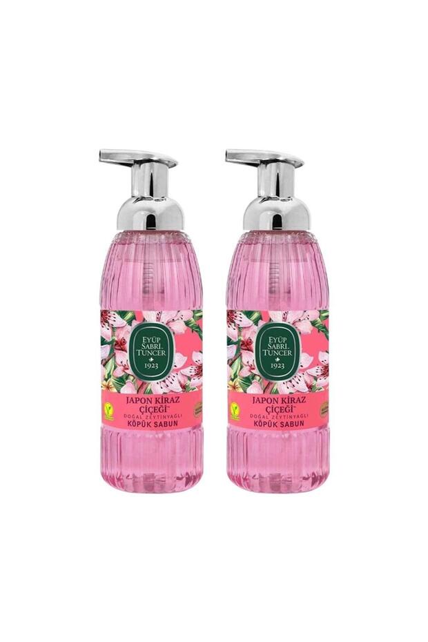 Japanese Cherry Blossom Foam Soap with Olive Oil 500 ml X 2