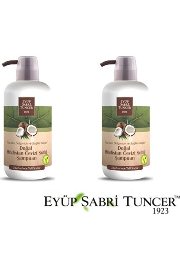 Natural Coconut Milk Shampoo 600 ml X 2