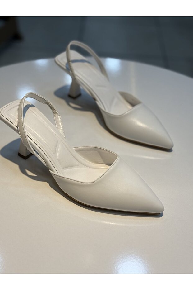 Hco Thin Heeled Open Back Casual Women's Heeled Shoes