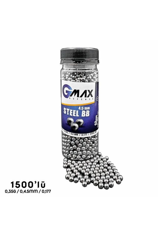 Gmax Çelik Bilye 4.5 mm (1500'lü)