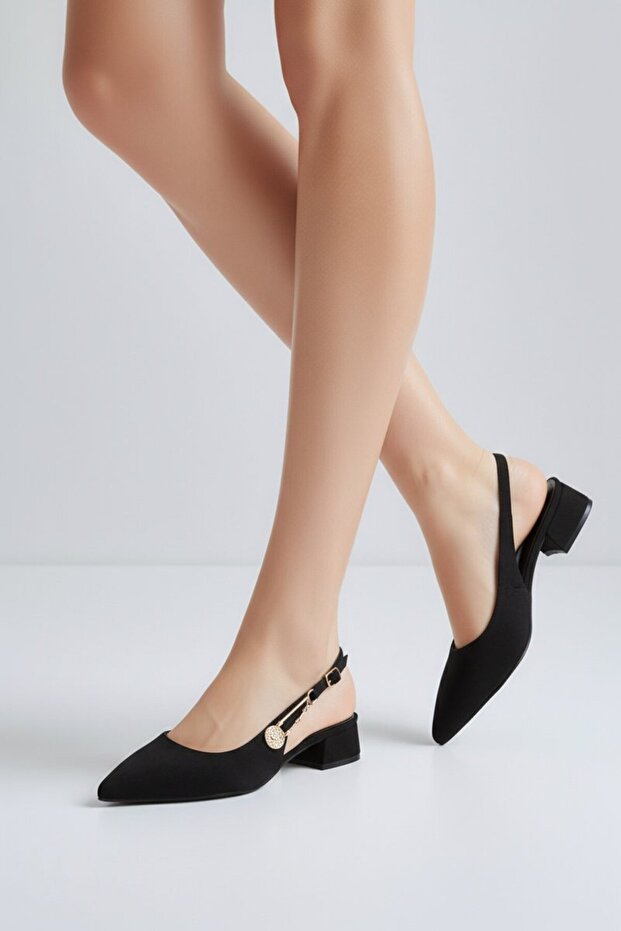 Serrace Short Heeled Women's Shoes