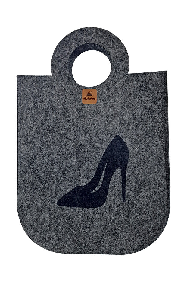 Shoe and Slipper Carrying Bag - Felt Day Bag (34X29X10 cm)