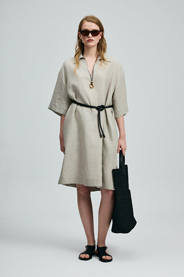 Faıry Kadın Elbise Bej - 1