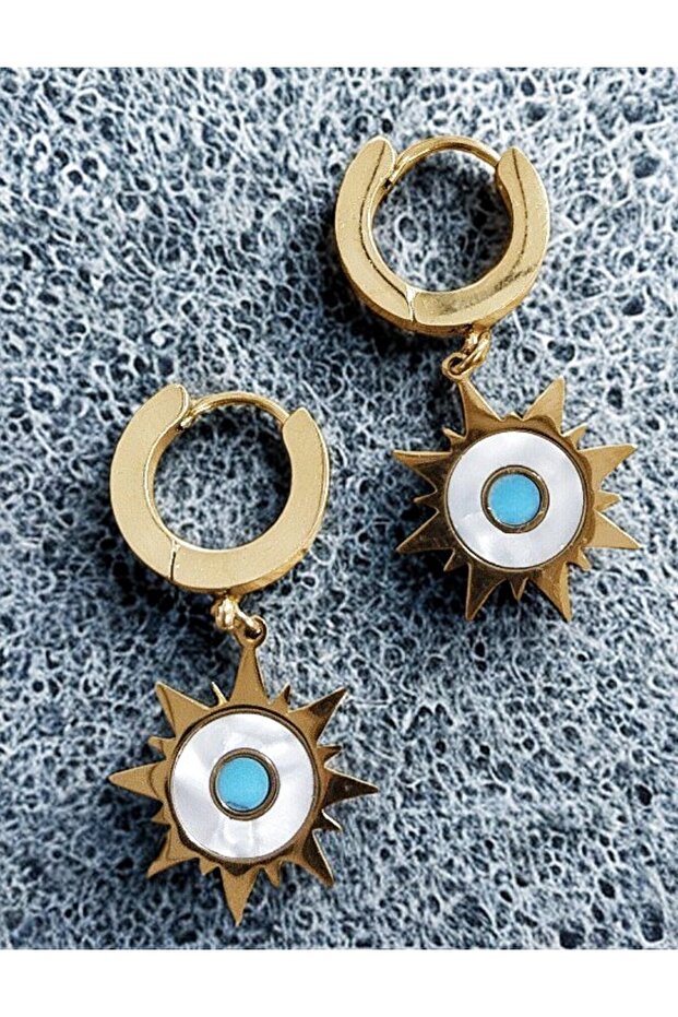 Luxurious Figured Flashy Earrings with Dangle