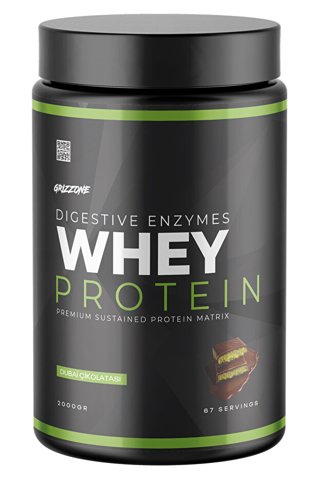 GRIZZONE Whey Protein 2.000 Gr ( Dubai Çikolatası Aromalı )