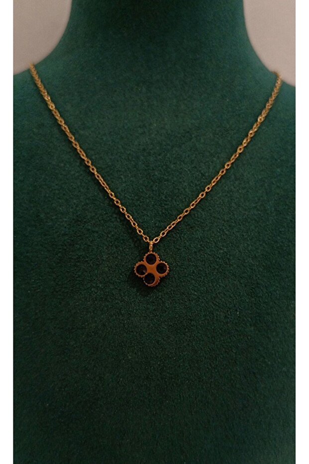 Luxury Gold Color Figured Flashy Necklace