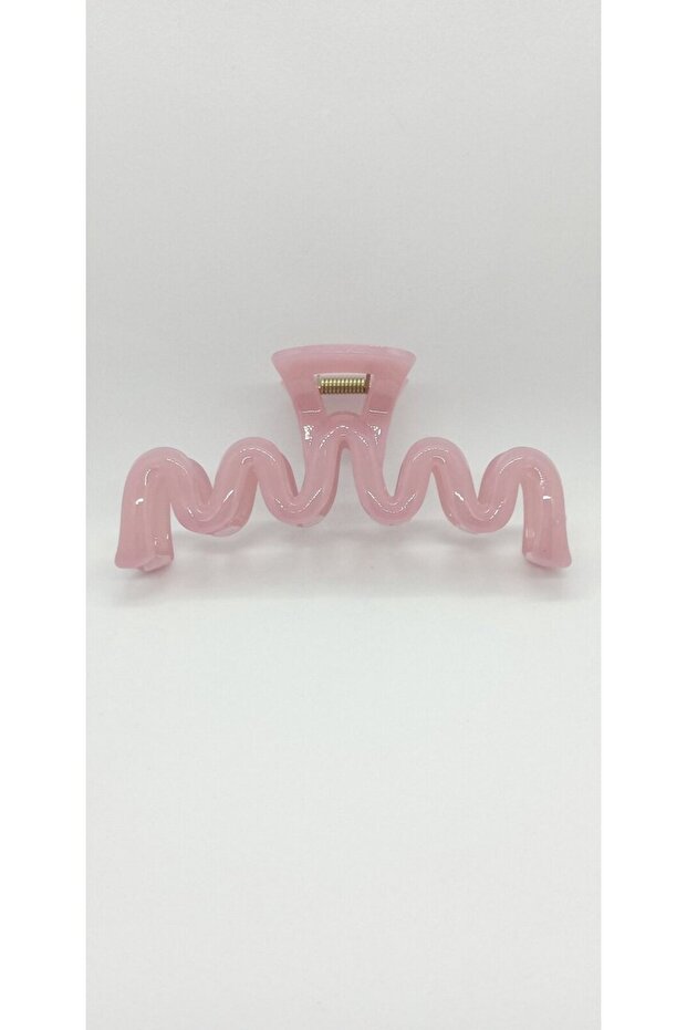 Pink Color Wave Figure Ratchet Buckle