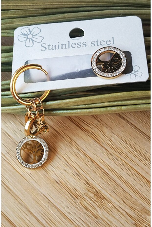 Luxurious Figured Flashy Patterned Earrings