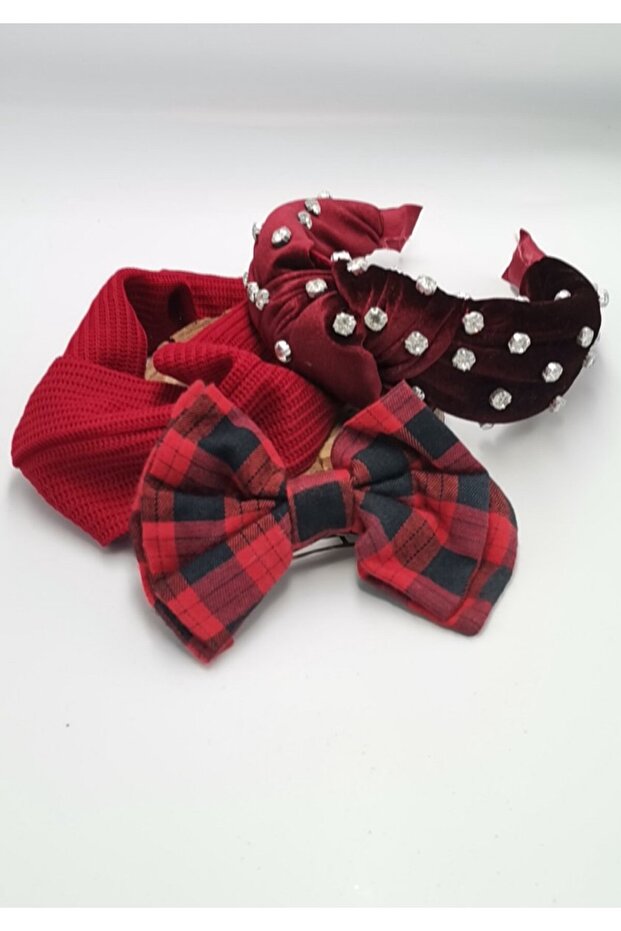 Crown Buckle Bandana Set - Colorful and Patterned