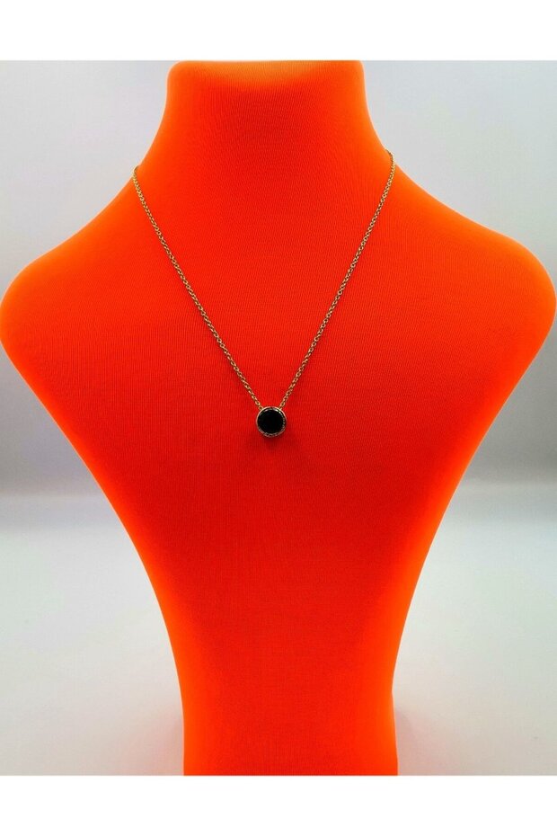 Gold Color Chain Figured Tarnish-Resistant Special Design Necklace