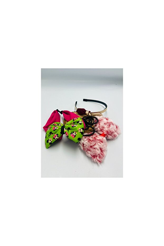 Crown Buckle Bandana Set - Colorful and Patterned