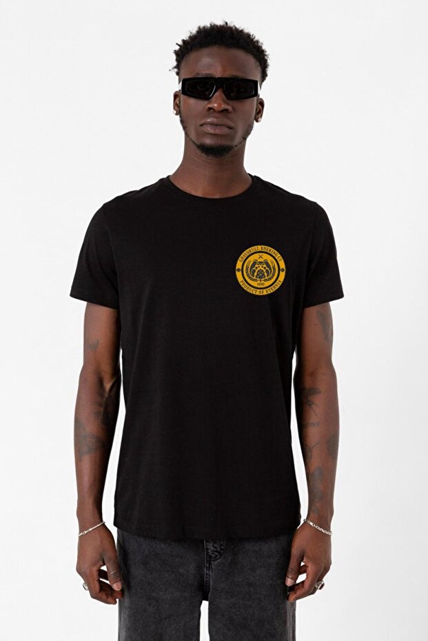 He Man Grayskull Brewing Co Logo Black Men's Tshirt