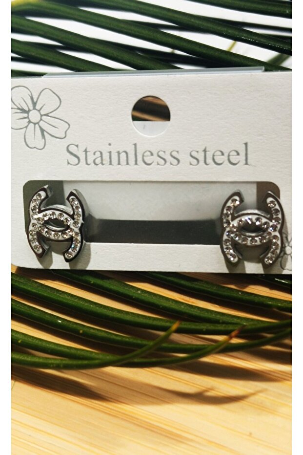Steel Figured Luxury Earrings