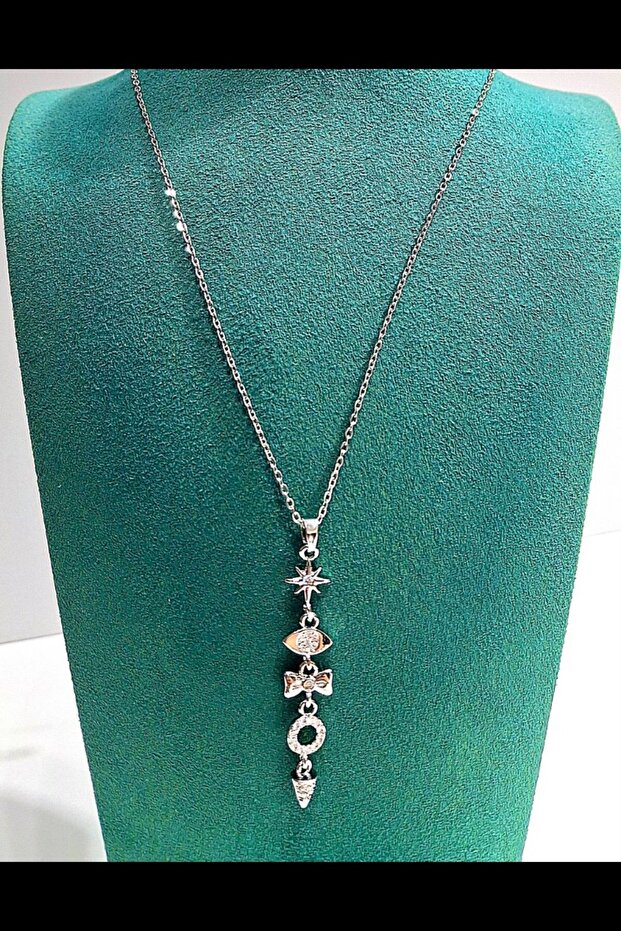 Luxurious Figured Shiny Anti-Tarnish Steel Necklace